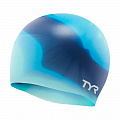 Шапочка для плавания TYR Multi Silicone Cap LCSM-977 синий 120_120