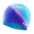 Шапочка для плавания TYR Multi Silicone Cap LCSM-545 сине-голубой 120_120