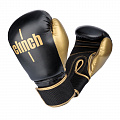 Перчатки боксерские вес 8 унций Clinch Aero C135 черно-золотой 120_120