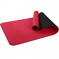 Коврик для фитнеса и йоги Larsen TPE двухцветный красн/черный р183х61х0,6см 120_120